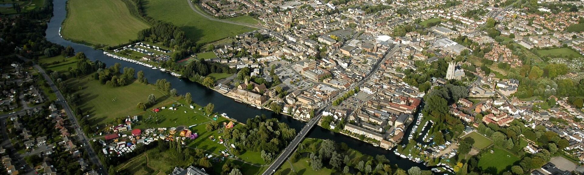 St Neots aerial shot