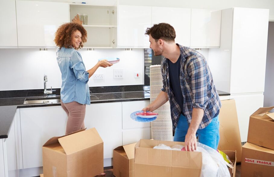 Couple with a mortgage adviser