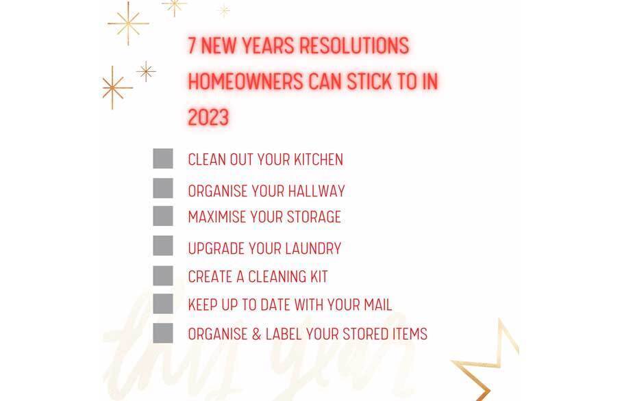  Seven New Year’s resolutions homeowners can stick to