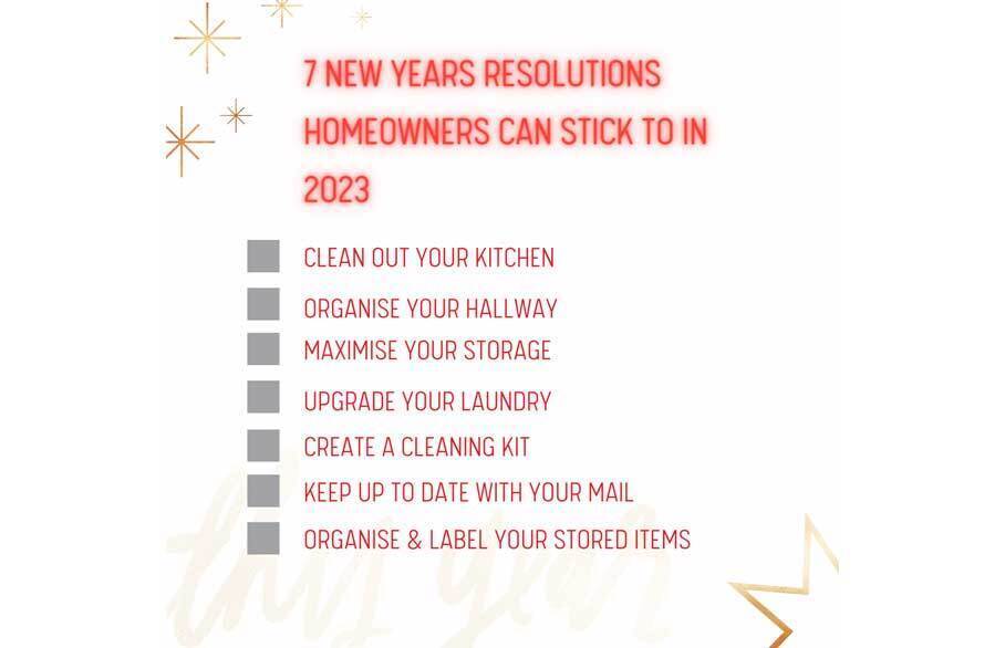 Seven New Year’s resolutions homeowners can stick to