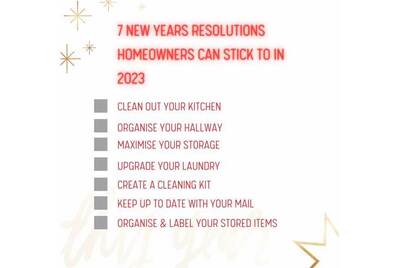  Seven New Year’s resolutions homeowners can stick to