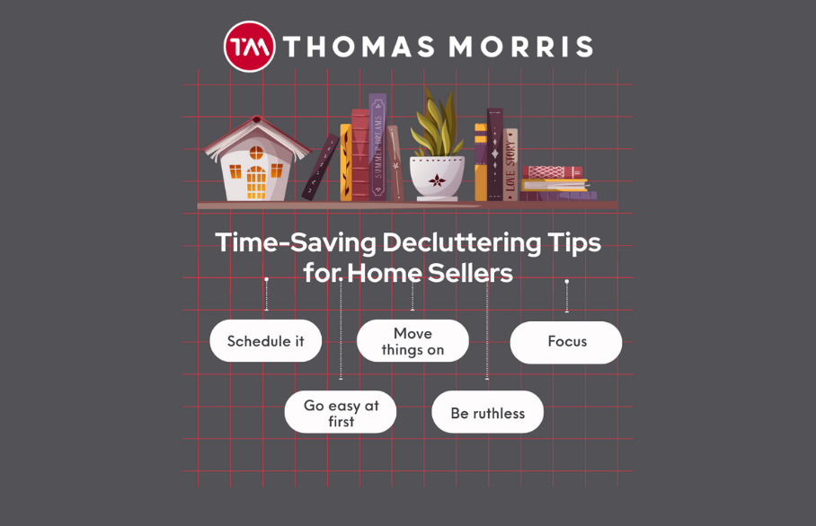 Time-saving decluttering tips for home sellers