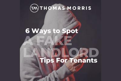 6 ways to spot a fake landlord Tips for tenants, with someone in a hoodie on their phone