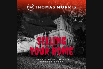 Selling your home doesn't have to be a horror story, with a spooky looking house in the background