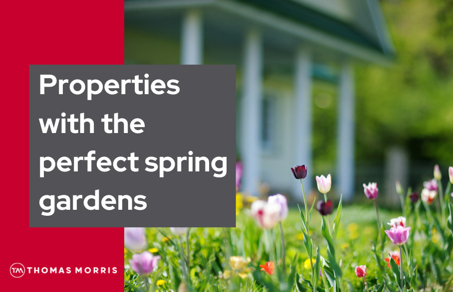 Properties with the perfect spring gardens