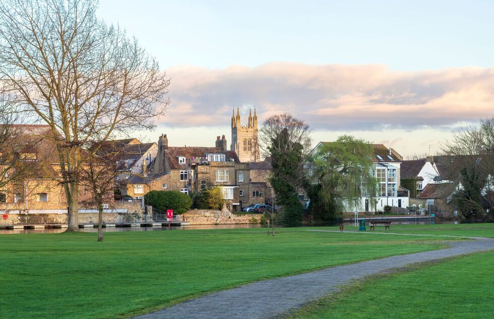 St Neots from the river