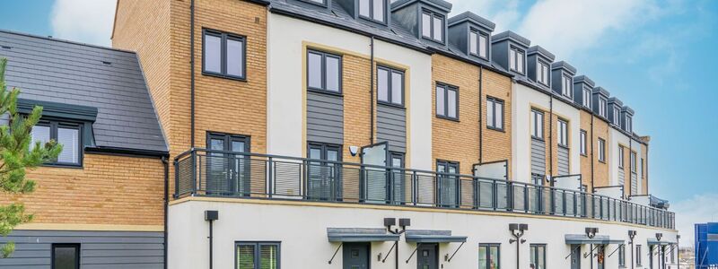 Row of new houses